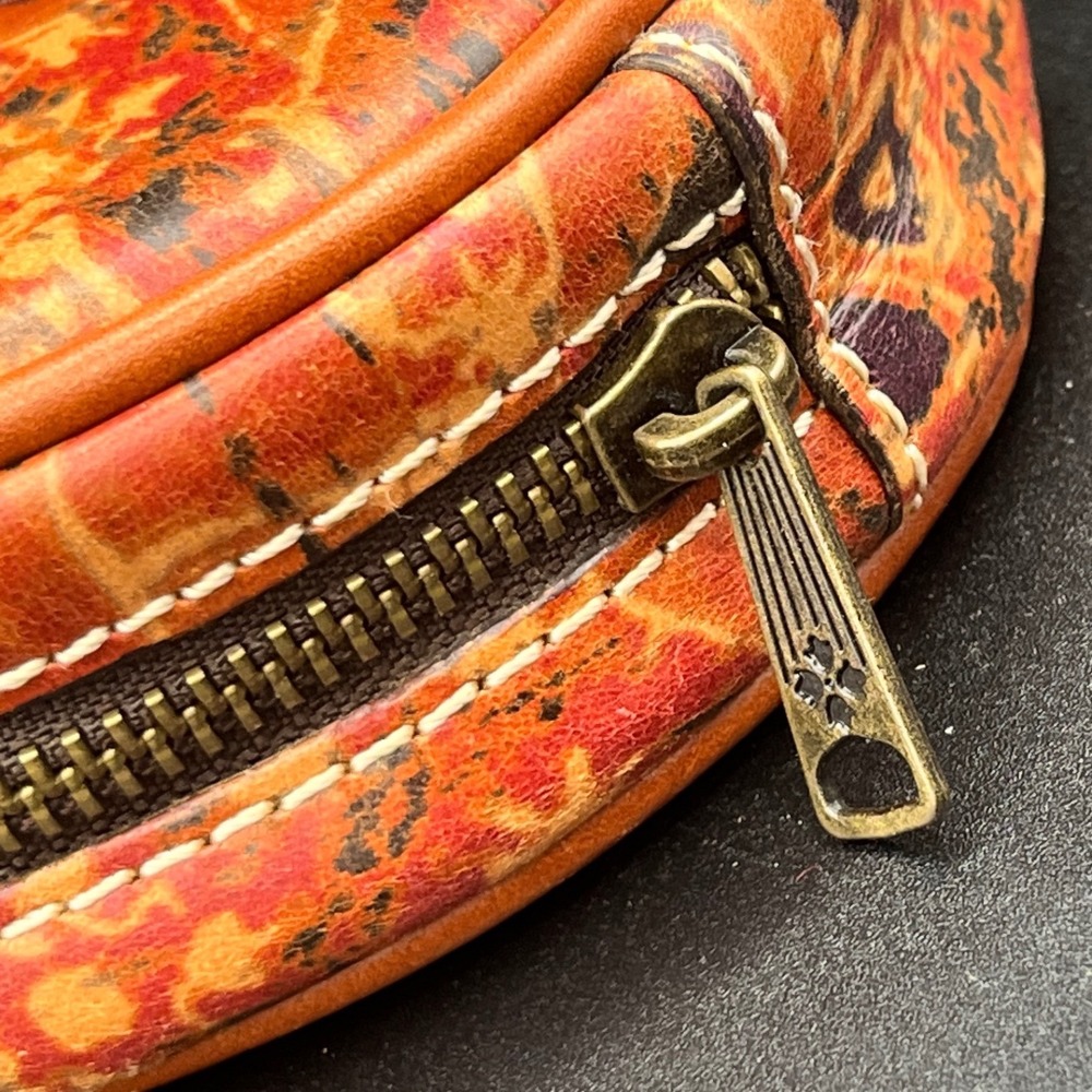 Patricia Nash Round Zip around Coin Purse 4 x 4 Rustic‎ Nature - Picture 3 of 9